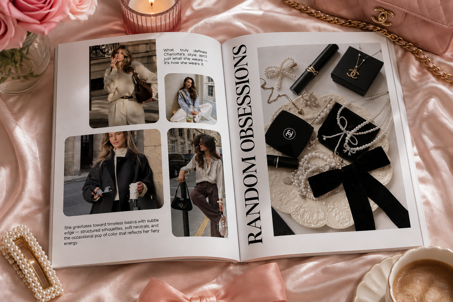 Editable birthday magazine template opened in Canva
