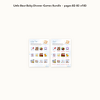 Little Bear Baby Shower Games Bundle – all pages 82–83