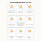 Little Bear Game Signs – all pages 28–36