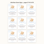Little Bear Game Signs – all pages 37–45