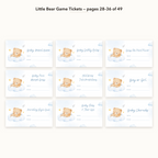 Little Bear Game Tickets – all pages 28–36