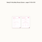 Ready To Pop baby shower games bundle, pages 19 to 20