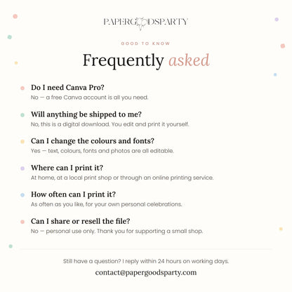 Questions and answers about the best friend birthday magazine printable instant download